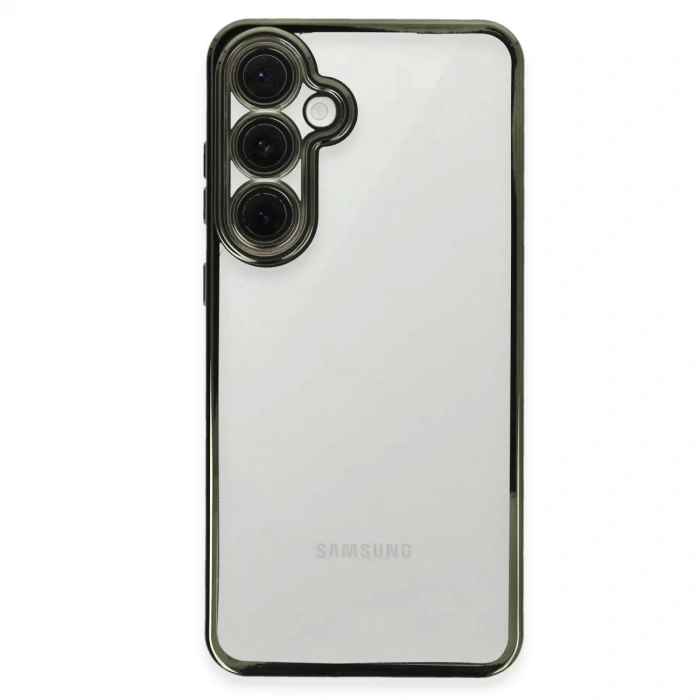 Samsung Galaxy S24 Fe Kılıf Razer Lensli Silikon - Yeşil