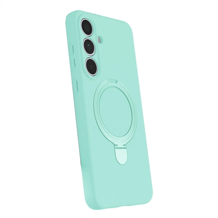 Samsung Galaxy S24 Fe Regal Magsafe Standlı Kapak - Su Yeşili
