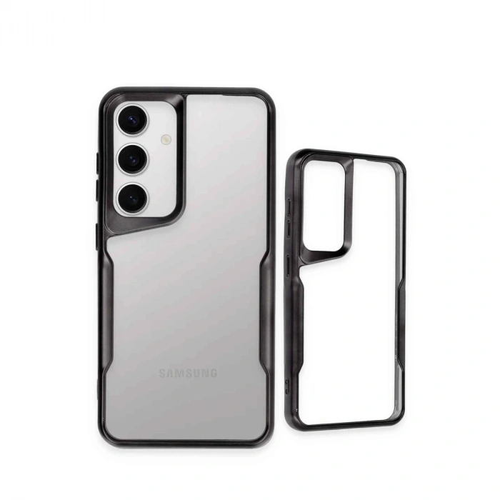 Samsung Galaxy S24 Kılıf Boyi Silikon Kapak - Siyah