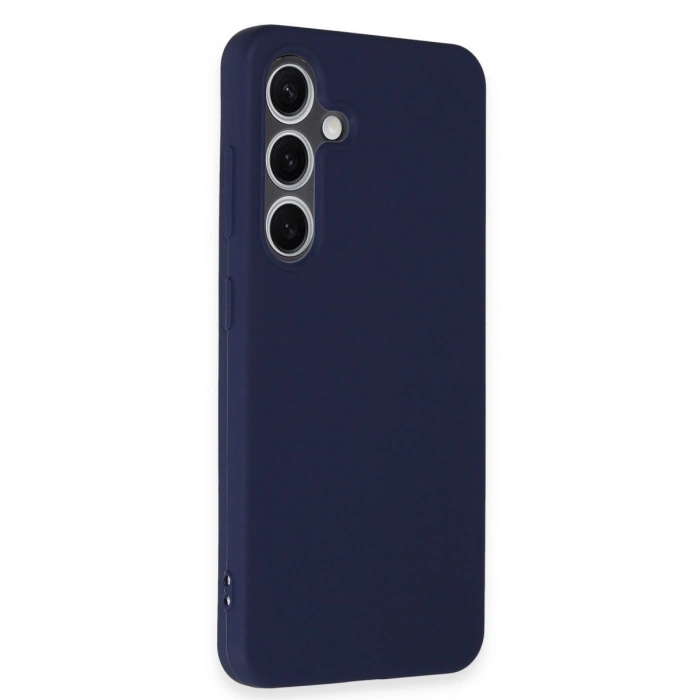 Samsung Galaxy S24 Kılıf First Silikon - Lacivert
