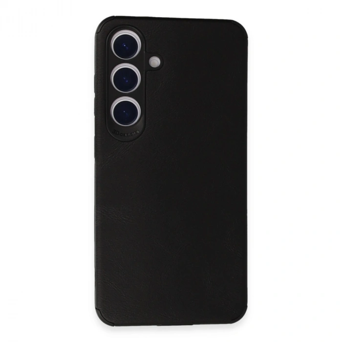 Samsung Galaxy S24 Kılıf Loop Deri Silikon - Siyah