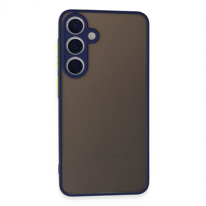 Samsung Galaxy S24 Kılıf Montreal Silikon Kapak - Lacivert