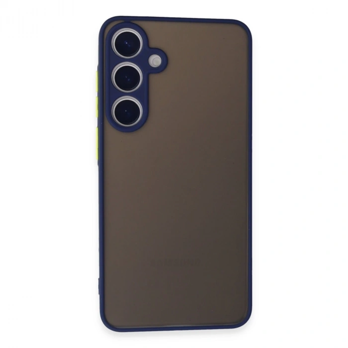 Samsung Galaxy S24 Kılıf Montreal Silikon Kapak - Lacivert