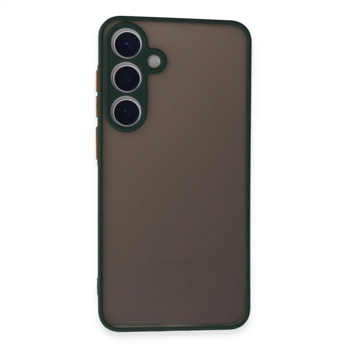 Samsung Galaxy S24 Kılıf Montreal Silikon Kapak - Yeşil