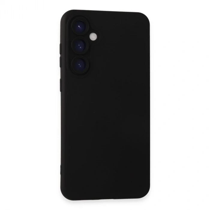 Samsung Galaxy S24 Kılıf Nano İçi Kadife Silikon - Siyah