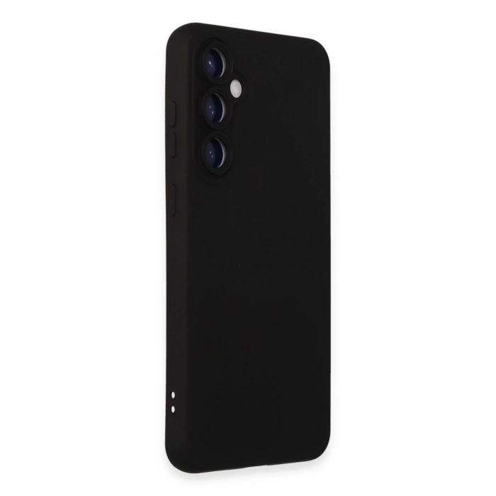 Samsung Galaxy S24 Kılıf Nano İçi Kadife Silikon - Siyah