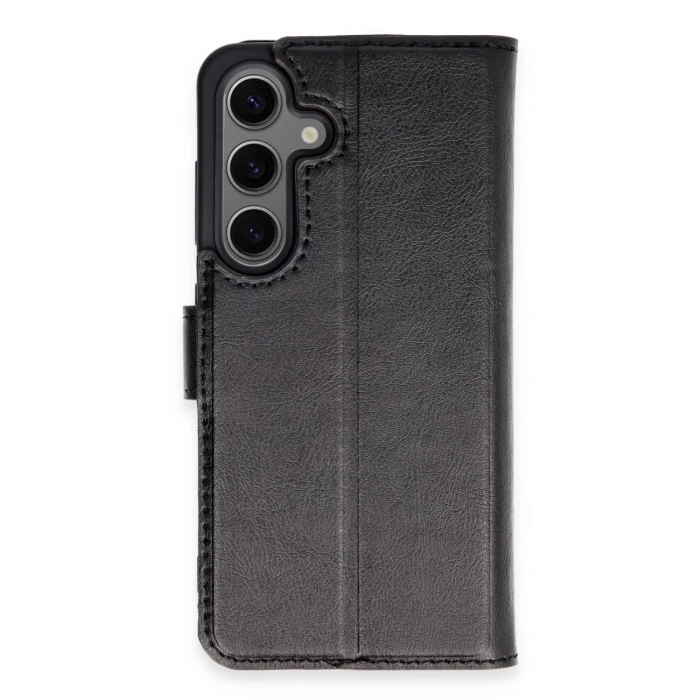 Samsung Galaxy S24 Kılıf Trend S Plus Kapaklı Kılıf - Siyah