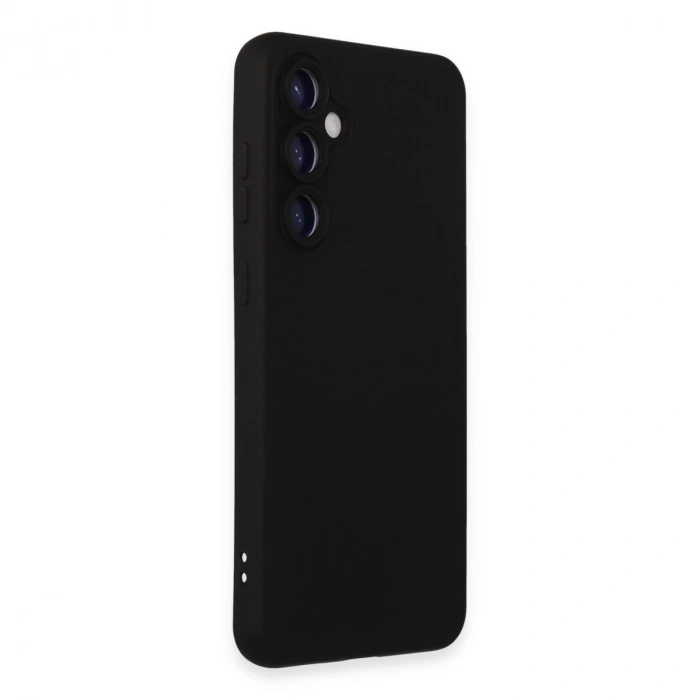 Samsung Galaxy S24 Plus Kılıf Nano İçi Kadife Silikon - Siyah