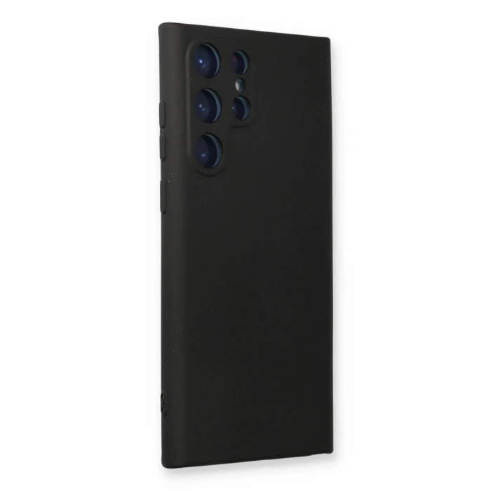 Samsung Galaxy S24 Ultra Kılıf Nano İçi Kadife Silikon - Siyah