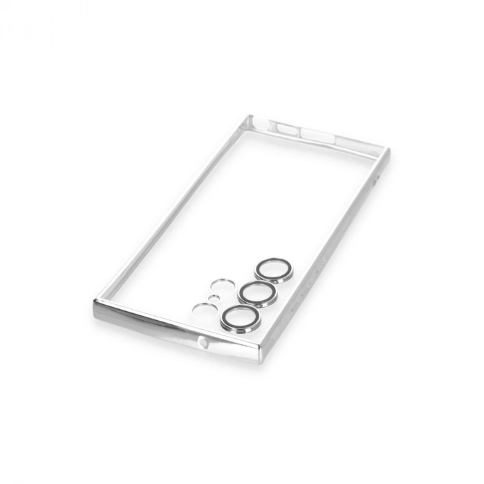 Samsung Galaxy S24 Ultra Kılıf Razer Lensli Silikon - Mor