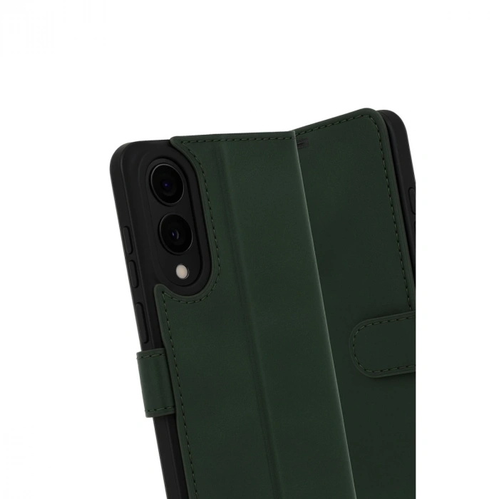 Samsung Galaxy S25 Edge Trend S Plus Kapaklı Kılıf - Koyu Yeşil