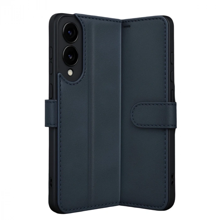 Samsung Galaxy S25 Edge Trend S Plus Kapaklı Kılıf - Lacivert