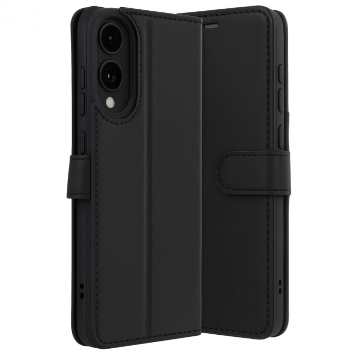 Samsung Galaxy S25 Edge Trend S Plus Kapaklı Kılıf - Siyah