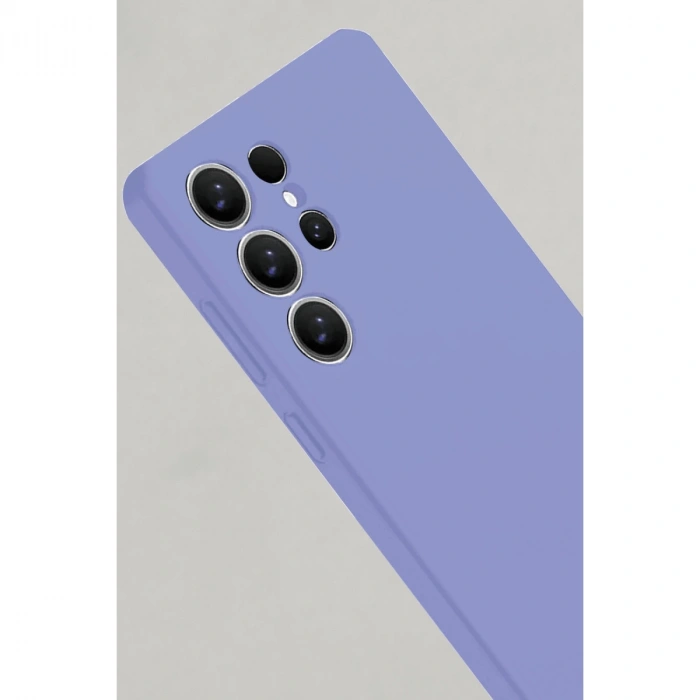 Samsung Galaxy S25 Ultra Kılıf Nano İçi Kadife Silikon - Lila