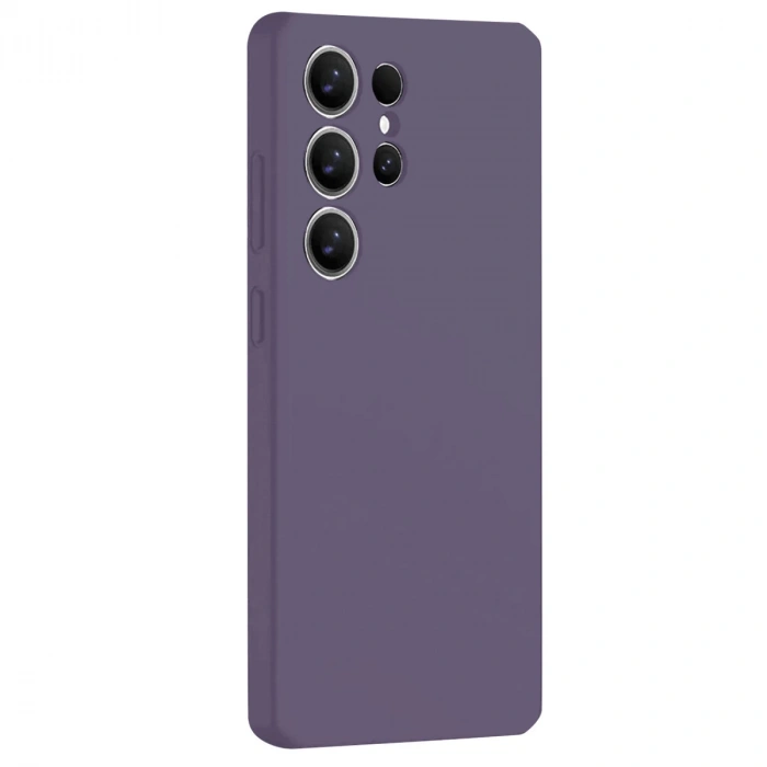 Samsung Galaxy S25 Ultra Kılıf Nano İçi Kadife Silikon - Mor