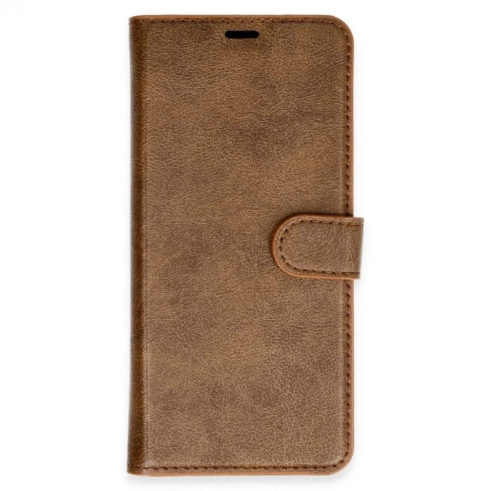 Samsung Galaxy S25 Ultra Kılıf Trend S Plus Kapaklı Kılıf - Taba