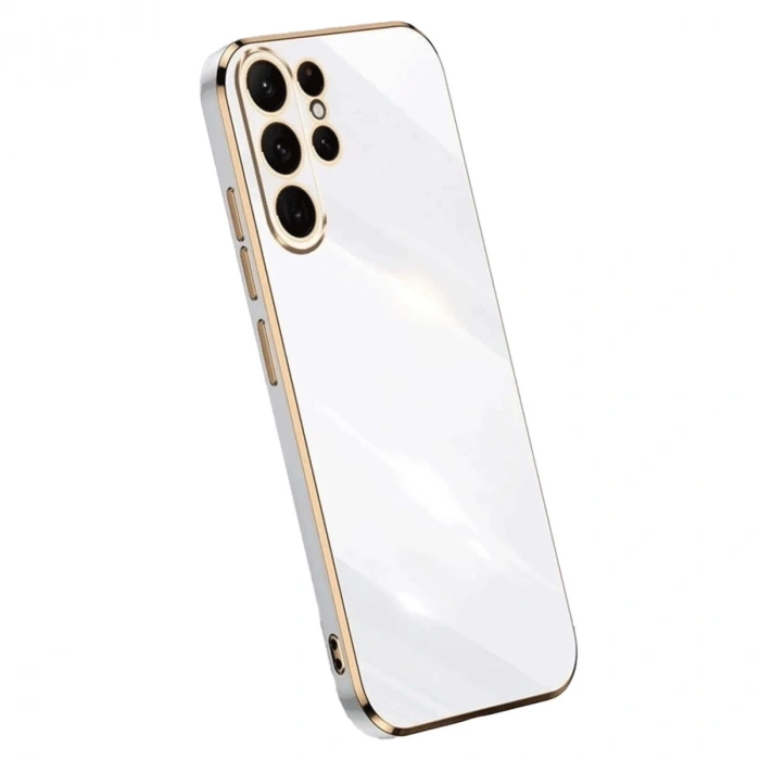 Samsung Galaxy S25 Ultra Kılıf Volet Silikon - Beyaz