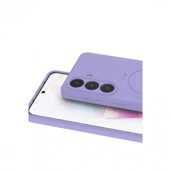 Samsung Galaxy S26 Plus Regal Magsafe Standlı Kapak - Lila