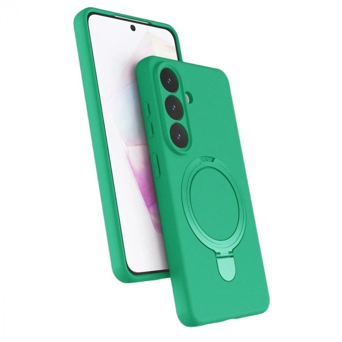 Samsung Galaxy S26 Plus Regal Magsafe Standlı Kapak - Yeşil