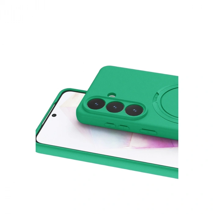 Samsung Galaxy S26 Plus Regal Magsafe Standlı Kapak - Yeşil