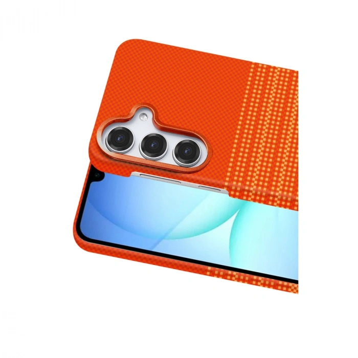 Samsung Galaxy S26 Plus Vega Magsafe Kapak - Turuncu