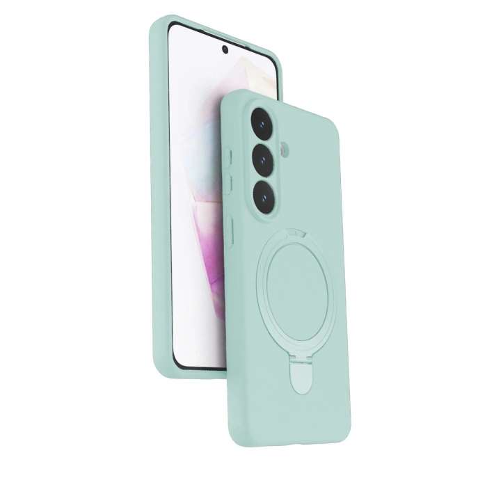 Samsung Galaxy S26 Regal Magsafe Standlı Kapak - Su Yeşili