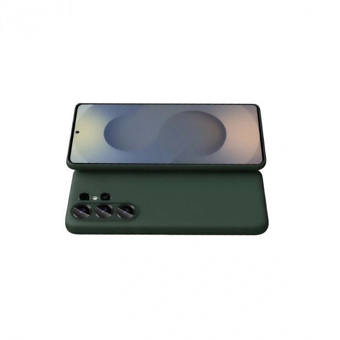 Samsung Galaxy S26 Ultra First Silikon - Koyu Yeşil