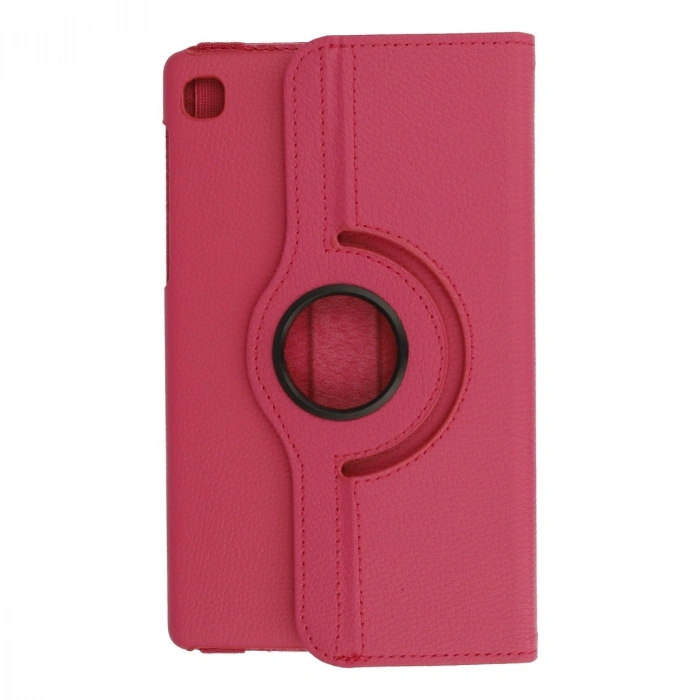 Samsung Galaxy T220 Tab A7 Lite 8.7 Kılıf 360 Tablet Deri Kılıf - Pembe