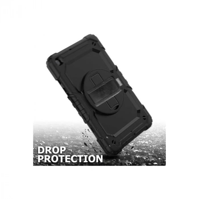 Samsung Galaxy T290 Tab A 8 Kılıf Pars Tablet Kapak - Siyah