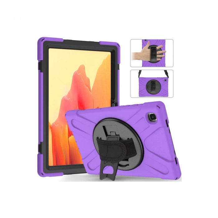 Samsung Galaxy T500 Tab A7 10.4 Kılıf Amazing Tablet Kapak - Mor