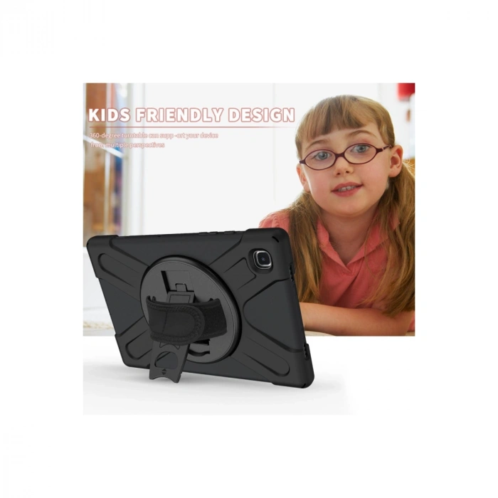 Samsung Galaxy T500 Tab A7 10.4 Kılıf Amazing Tablet Kapak - Siyah