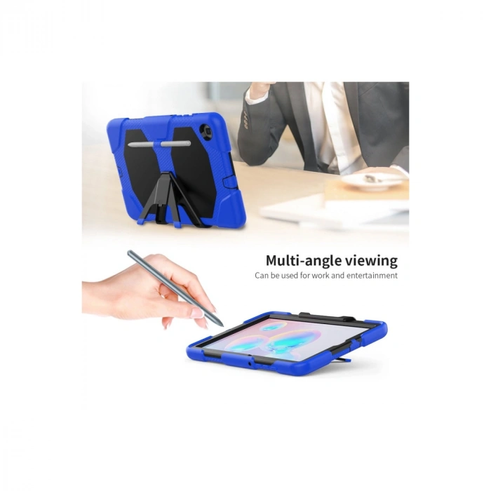 Samsung Galaxy T500 Tab A7 10.4 Kılıf Griffin Tablet Kapak - Mavi