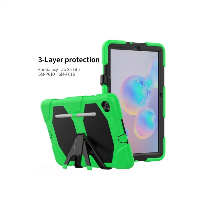 Samsung Galaxy T500 Tab A7 10.4 Kılıf Griffin Tablet Kapak - Yeşil