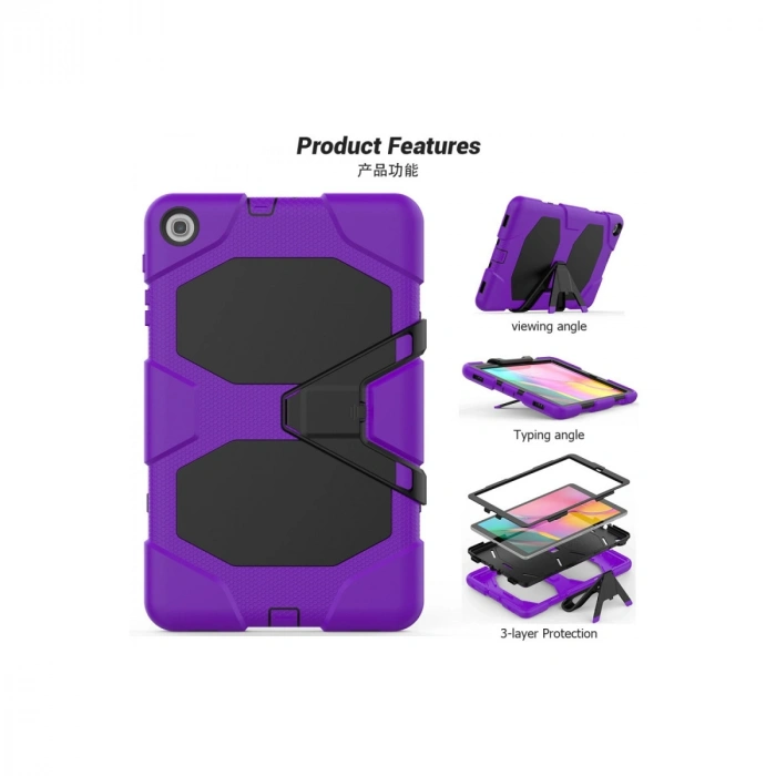 Samsung Galaxy T510 Tab A 10.1 Kılıf Griffin Tablet Kapak - Mor