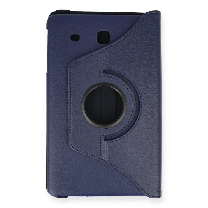 Samsung Galaxy T560 Tab E 9.7 Kılıf 360 Tablet Deri Kılıf - Lacivert
