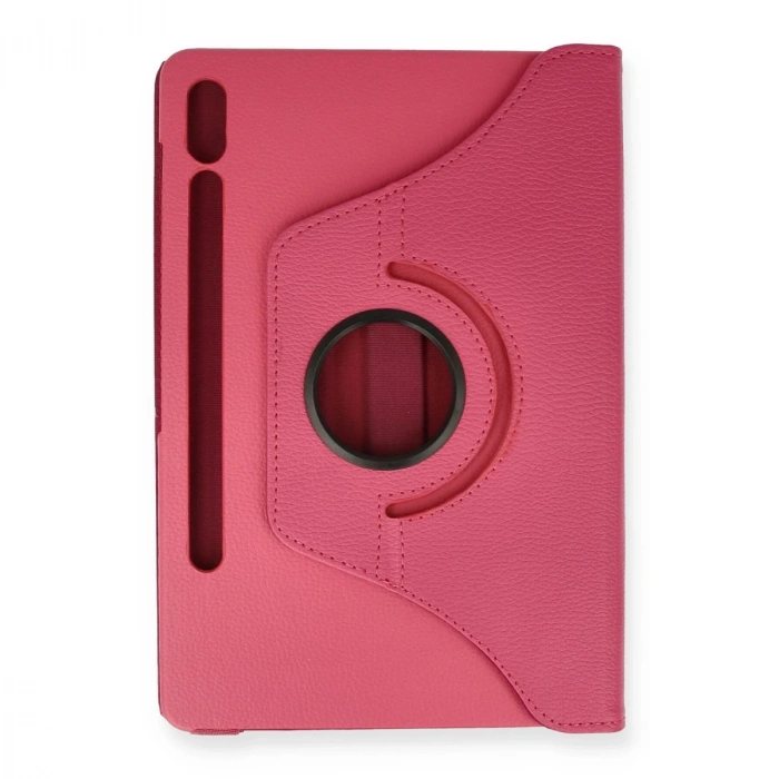 Samsung Galaxy T860 Tab S6 10.5 Kılıf 360 Tablet Deri Kılıf - Pembe