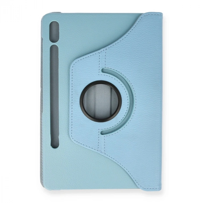 Samsung Galaxy T870 Tab S7 11 Kılıf 360 Tablet Deri Kılıf - Turkuaz