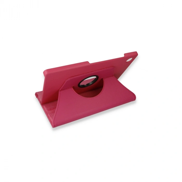 Samsung Galaxy Tab A9 Plus Kılıf 360 Tablet Deri Kılıf - Pembe