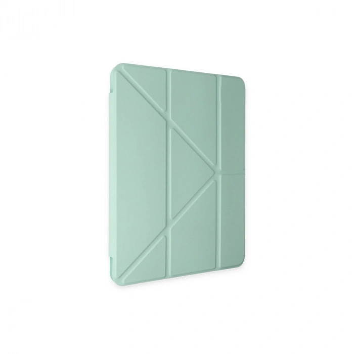 Samsung Galaxy Tab A9 Plus Kılıf Kalemlikli Mars Tablet Kılıfı - Açık Yeşil