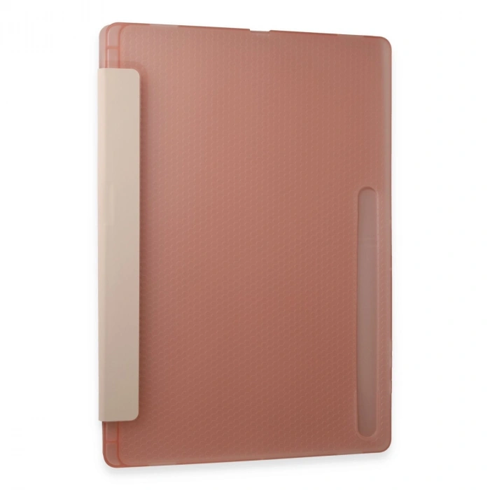Samsung Galaxy Tab A9 Plus Kılıf Kalemlikli Mars Tablet Kılıfı - Rose Gold