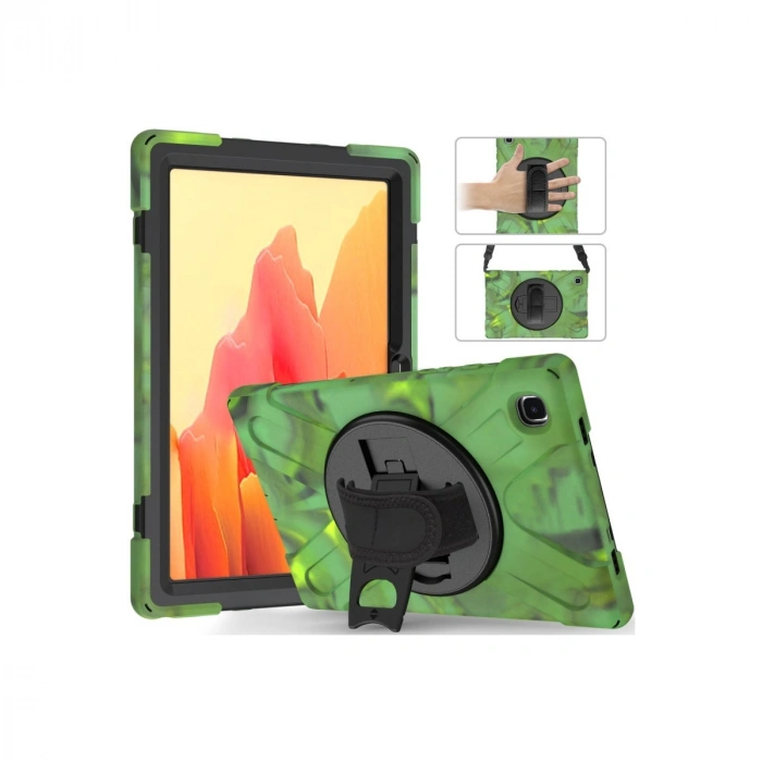 Samsung Galaxy X200 Tab A8 10.5 Kılıf Amazing Tablet Kapak - Kamuflaj