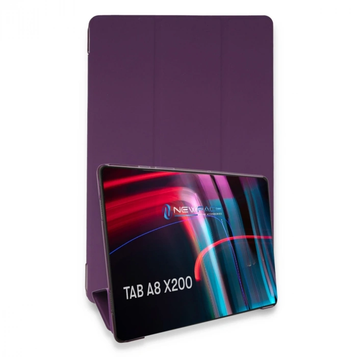 Samsung Galaxy X200 Tab A8 10.5 Kılıf Tablet Smart Kılıf - Mor