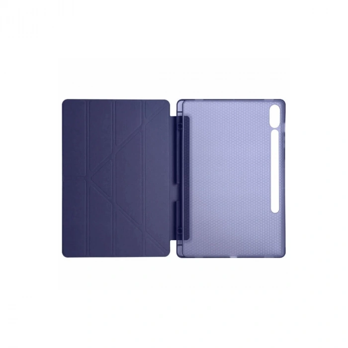 Samsung Galaxy X610 Tab S9 Fe Plus 12.4 Kılıf Kalemlikli Mars Tablet Kılıfı - Lacivert