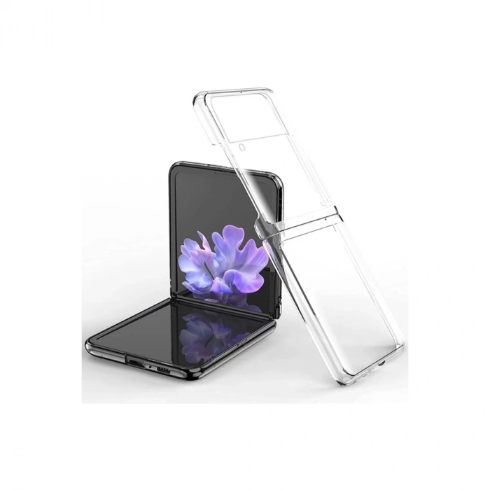 Samsung Galaxy Z Flip 3 Kılıf Fold Tpu Silikon - Şeffaf