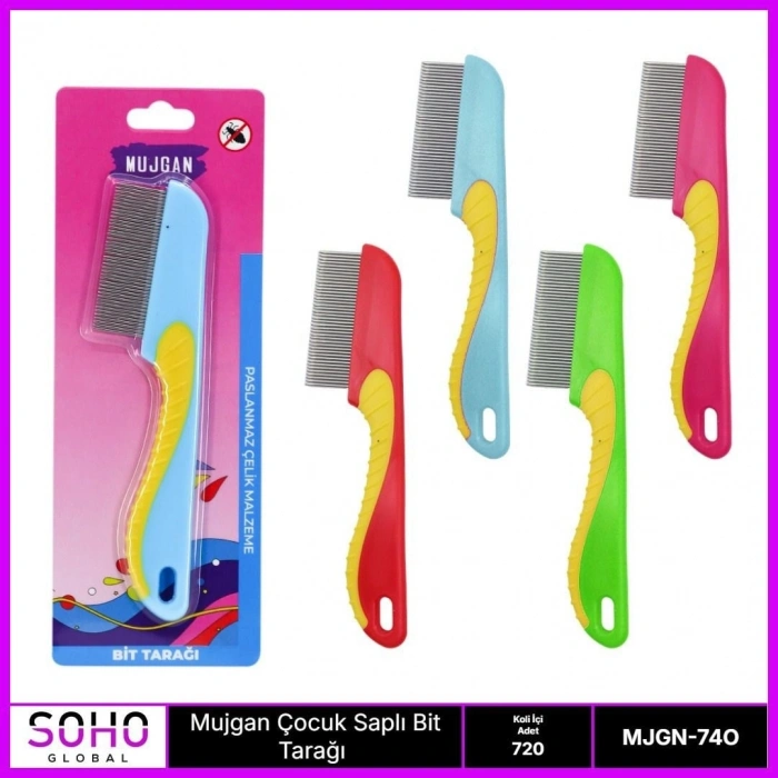 Saplı Çoçuk Bit Tarağı