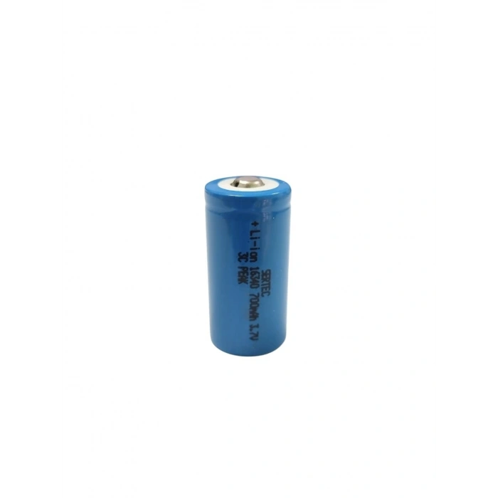 Sertec 3.7v Li-ion 16340 - 700 Mah. 1c Şarjlı Pil