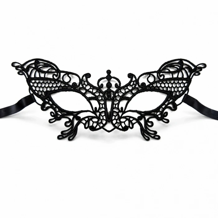 Siyah Dantel Venedik Maskesi Kadın – Zarif Parti  Balo Maskesi 2 No