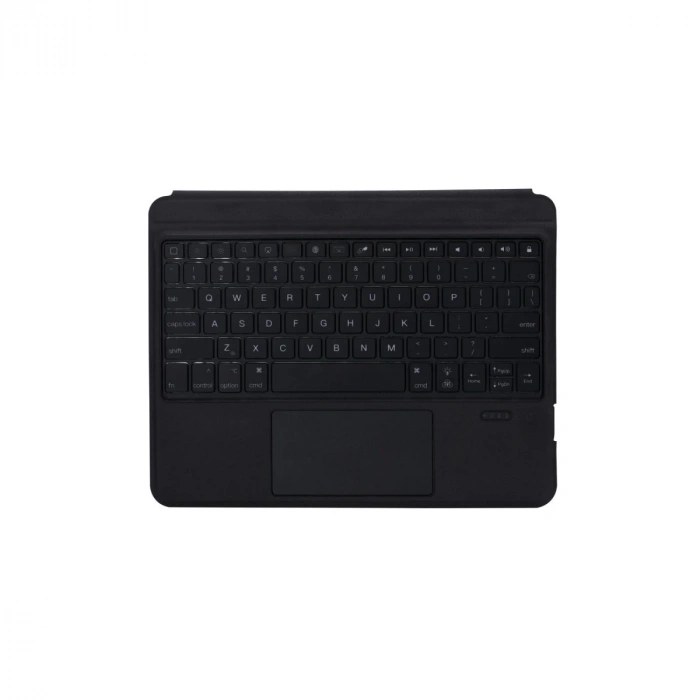 T5206d İpad 10.2 (7.nesil) Kılıf İnter Ledli Klavyeli Tablet Kılıfı - Siyah