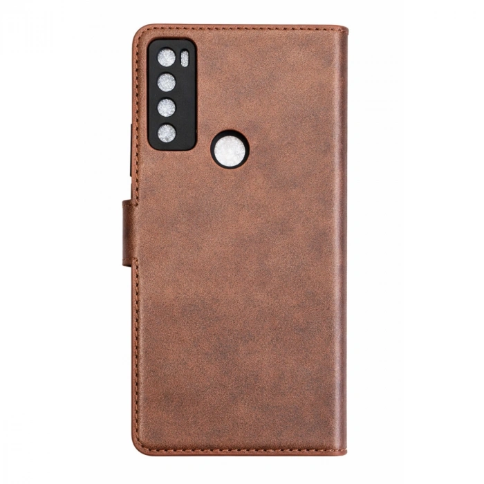 Tcl 20 Se Trend S Plus Kapaklı Kılıf - Taba