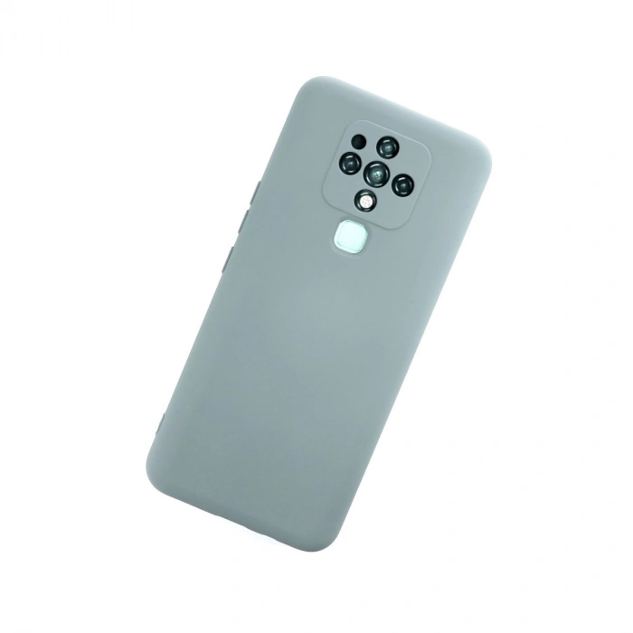 Tecno Camon 16 Kılıf Nano İçi Kadife Silikon - Buz Mavisi